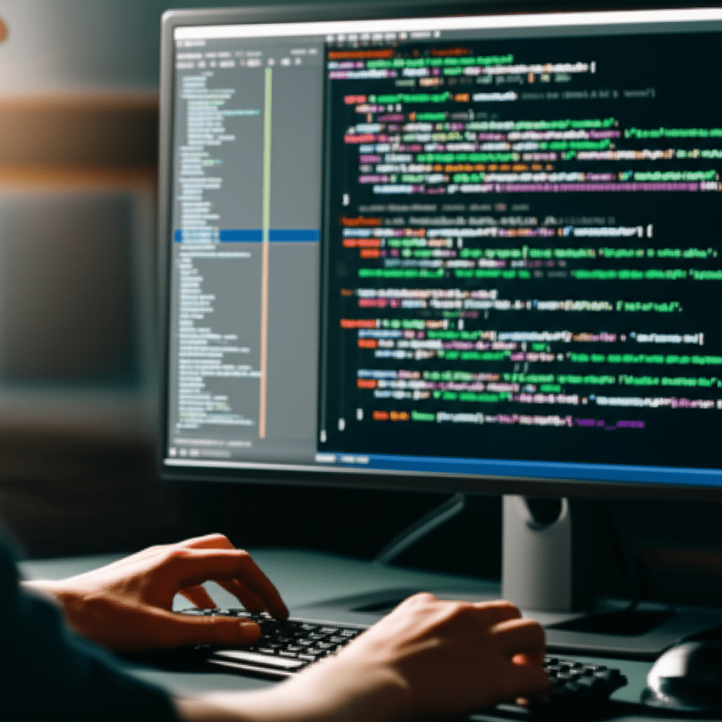 Developer working on open source project
